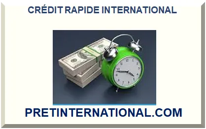 CRÉDIT RAPIDE INTERNATIONAL 2025